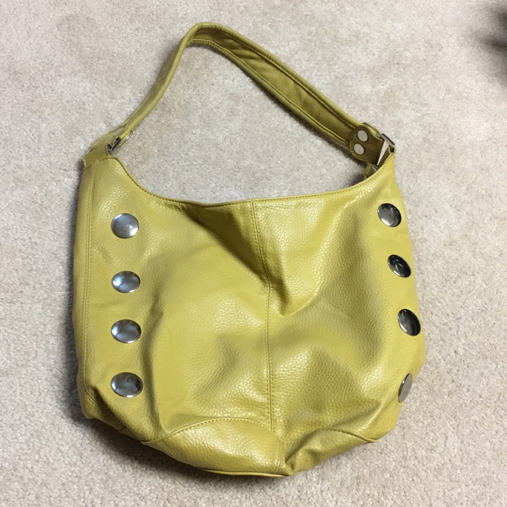 Mustard yellow hand bag